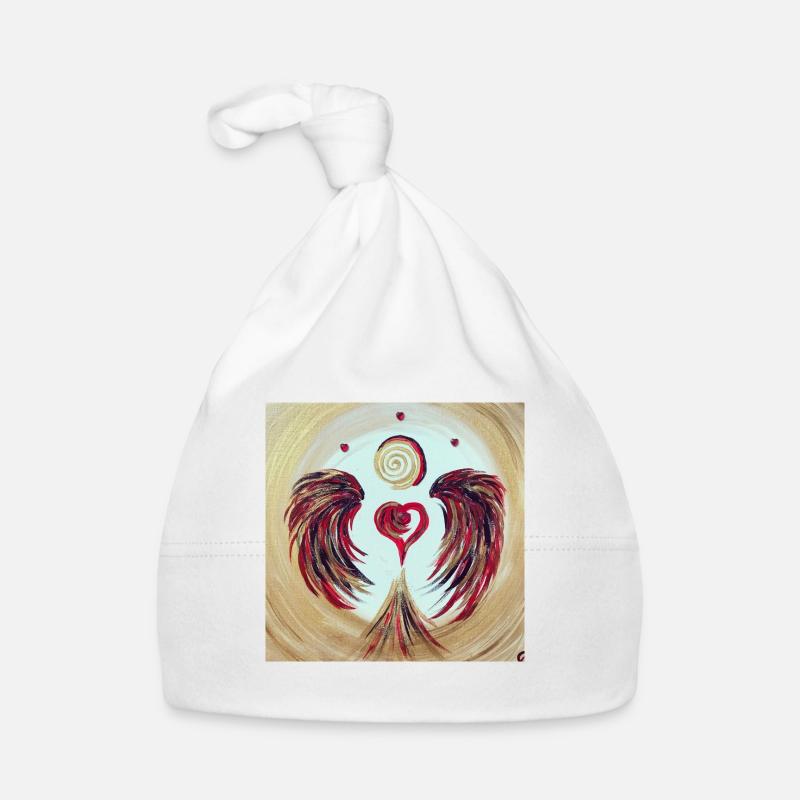 Herzengel des Glücks Baby Bio-Mütze