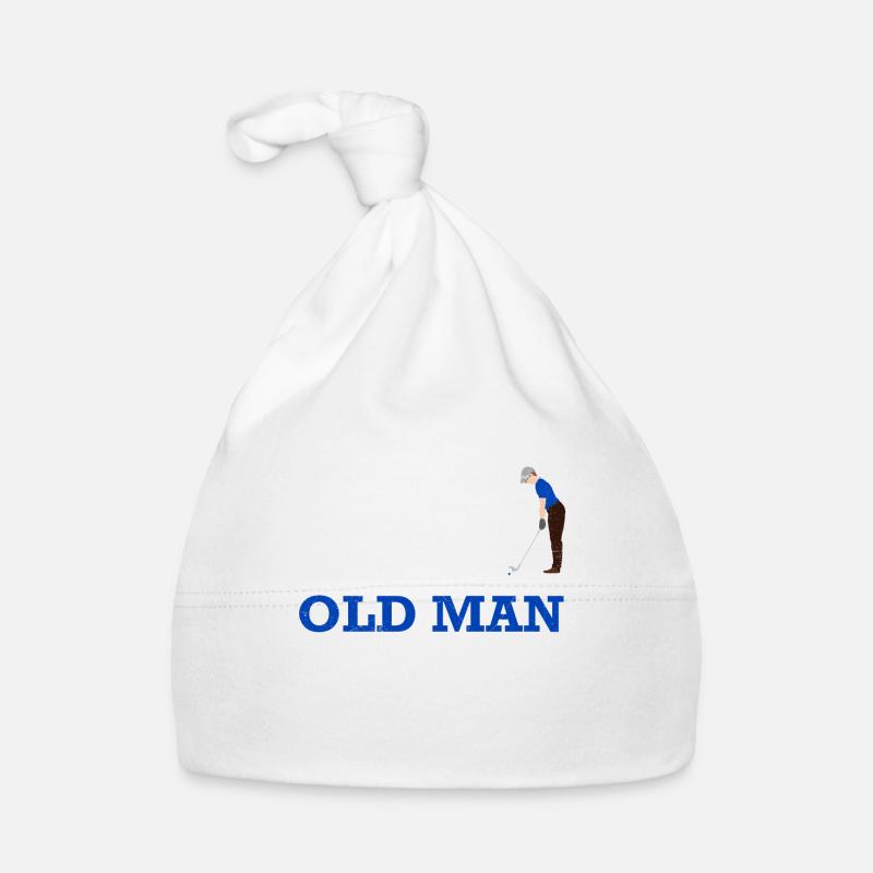 Golf Never underestimate an old man with a putter Organic Baby Cap