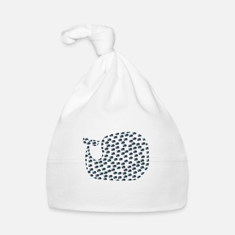 Kleine Wale Baby Bio-Mütze