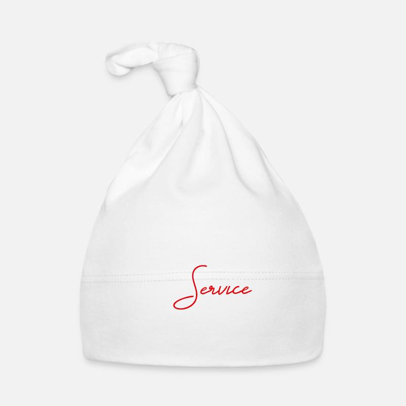 Service d'équipe - Bonnet bio Bébé - blanc