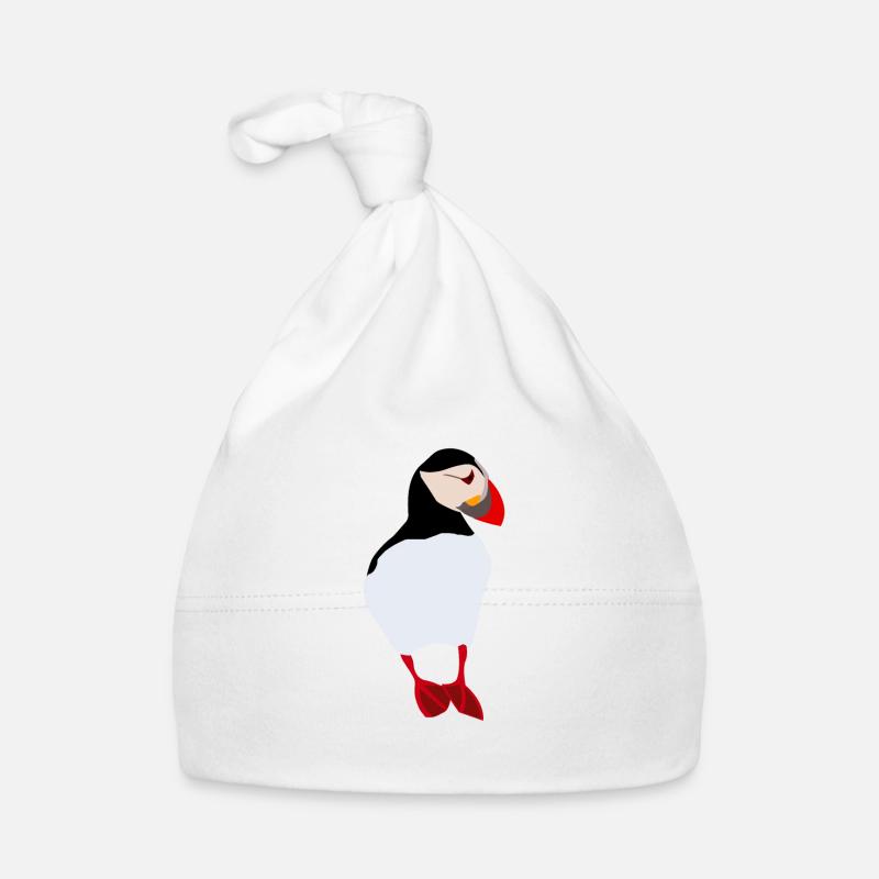 Macareux moine, Macareux moine, Oiseau, Animal, Islande - Bonnet bio Bébé - blanc