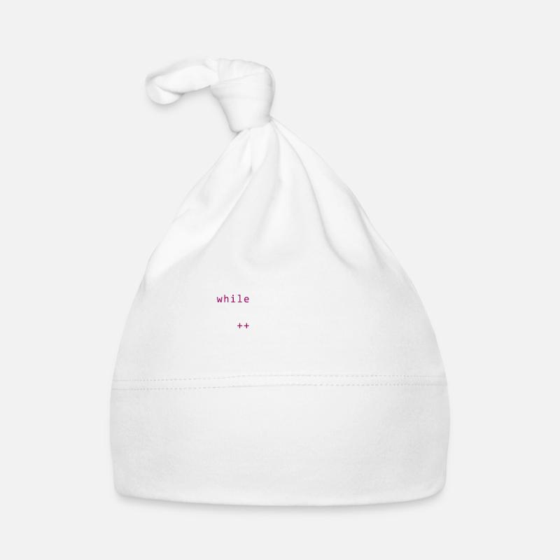 Lebendiger Code - Baby Bio-Mütze - Weiß
