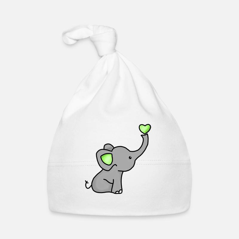 Éléphanteau Bonnet bio Bébé