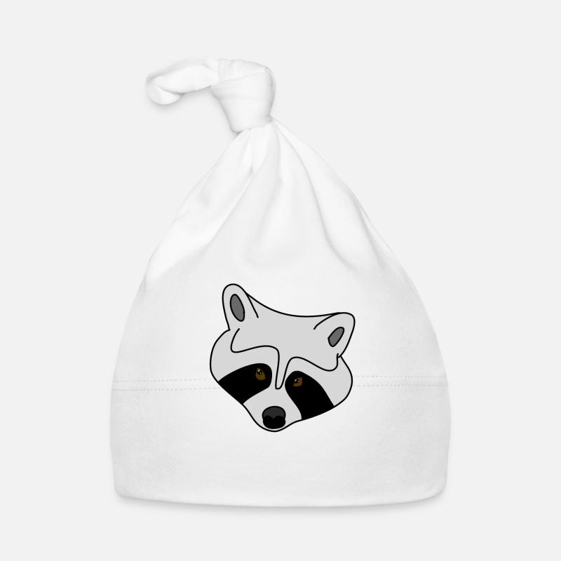 Waschbär Baby Bio-Mütze