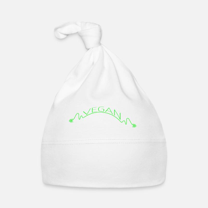 vegan - vegan - Bonnet bio Bébé - blanc