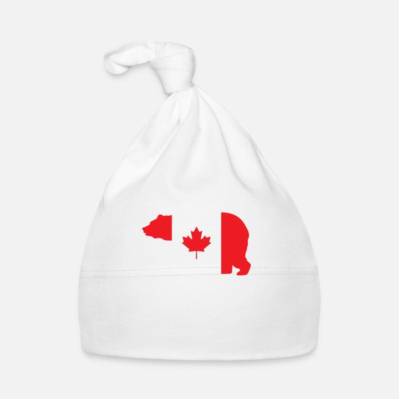 Canada bear Organic Baby Cap