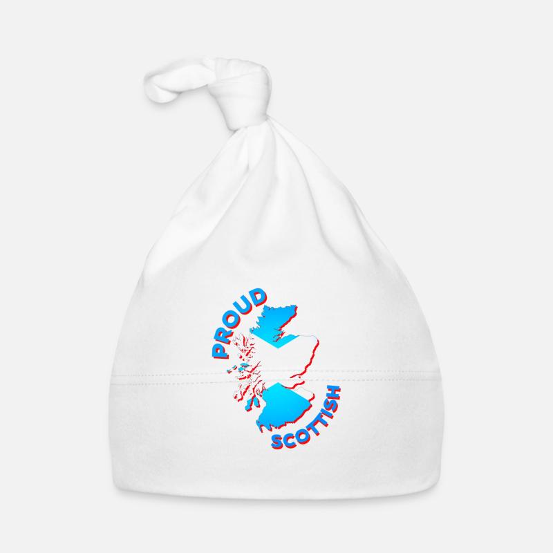 Fiers d'être d'Écosse! - Bonnet bio Bébé - blanc