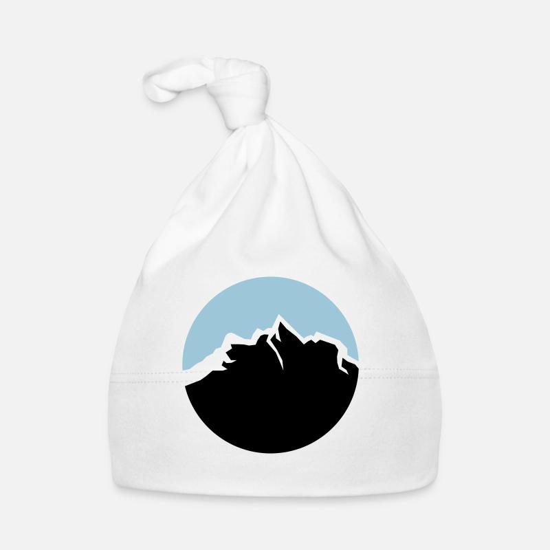 mountains Organic Baby Cap