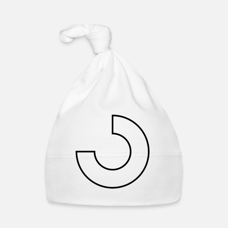 dreiviertel Kreis F Baby Bio-Mütze