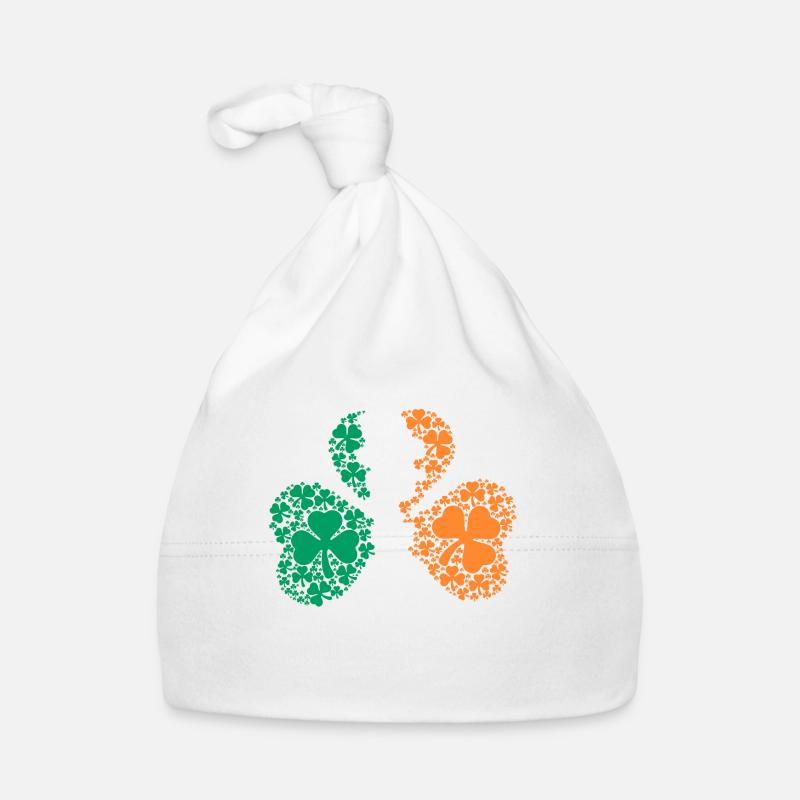 Shamrock St. Patrick's Day Organic Baby Cap