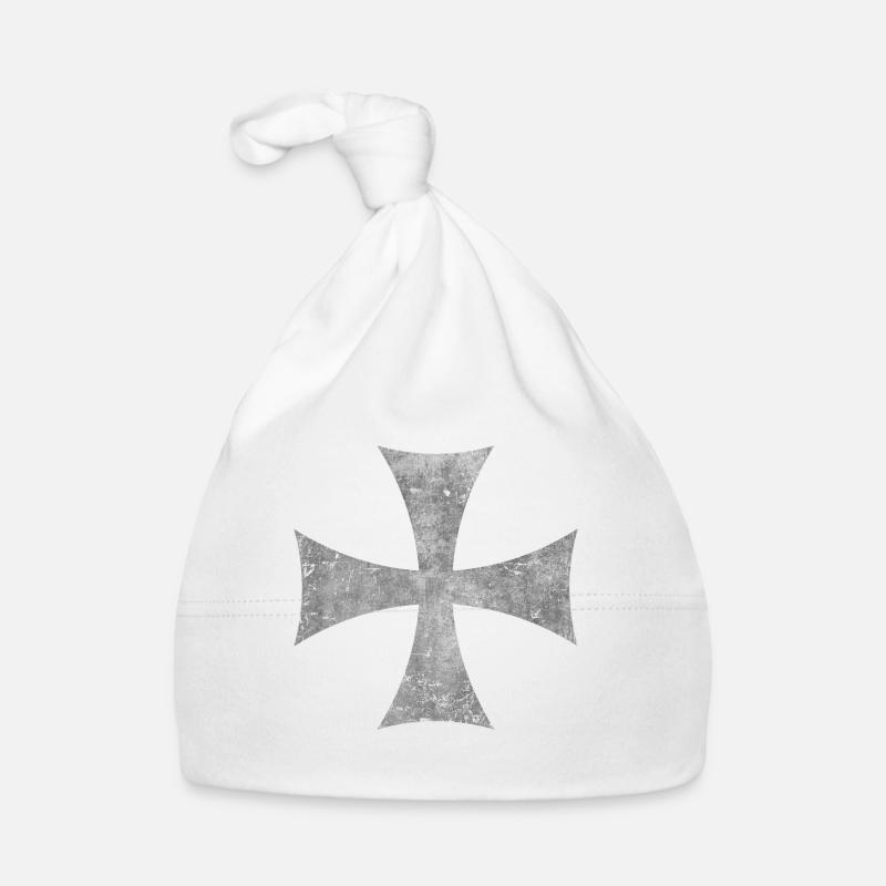Croce Cappellino ecologico per neonato