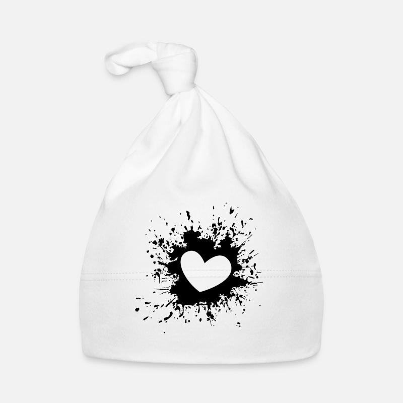 heart Organic Baby Cap