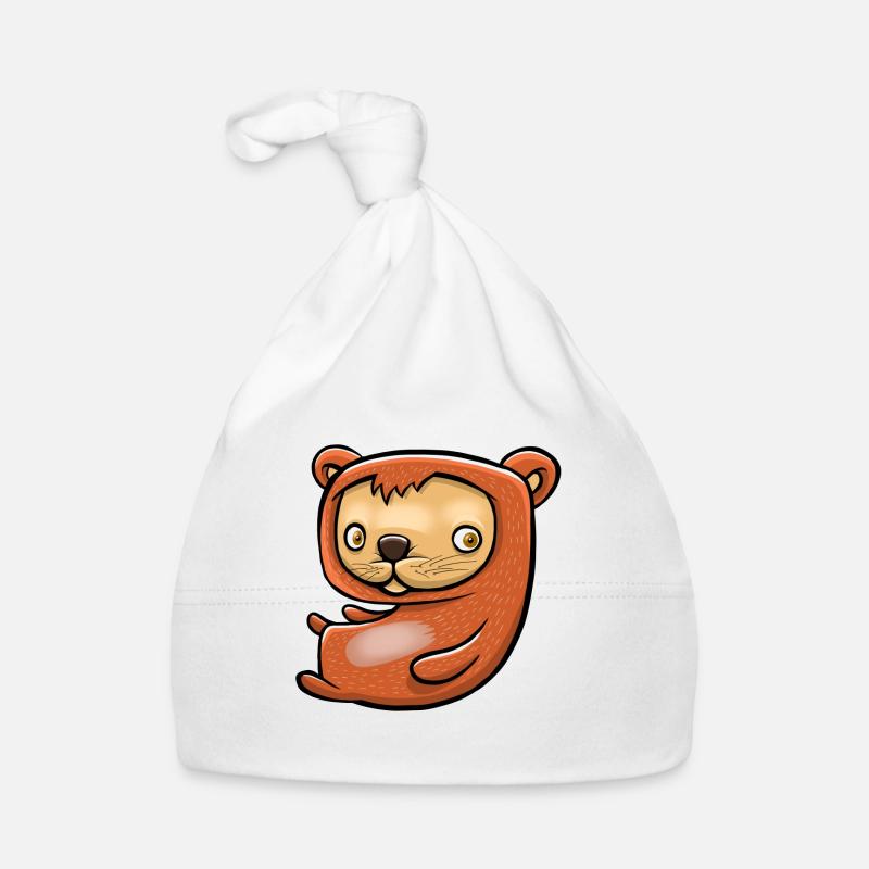 Rongeur heureux Bonnet bio Bébé