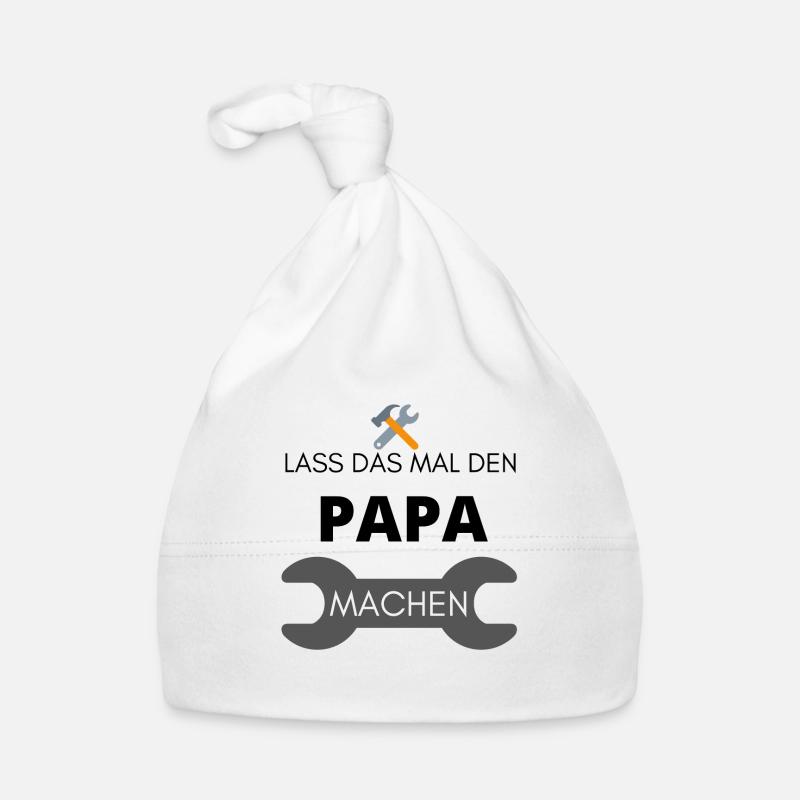 Lass das mal den Papa machen Baby Bio-Mütze