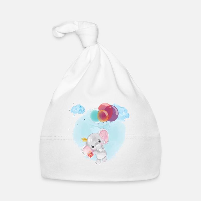 Elefantenbaby Baby Bio-Mütze