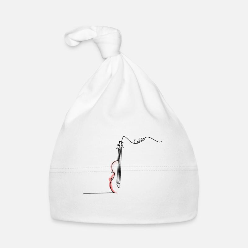 Cello One LIne - Baby Bio-Mütze - Weiß