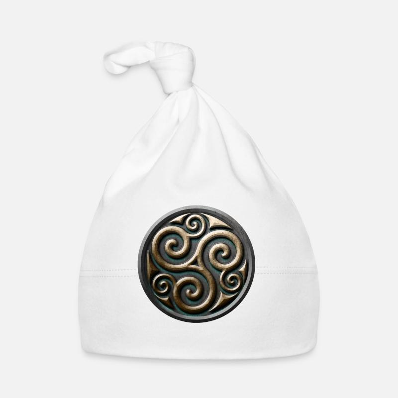 Trisquel celtique Bonnet bio Bébé
