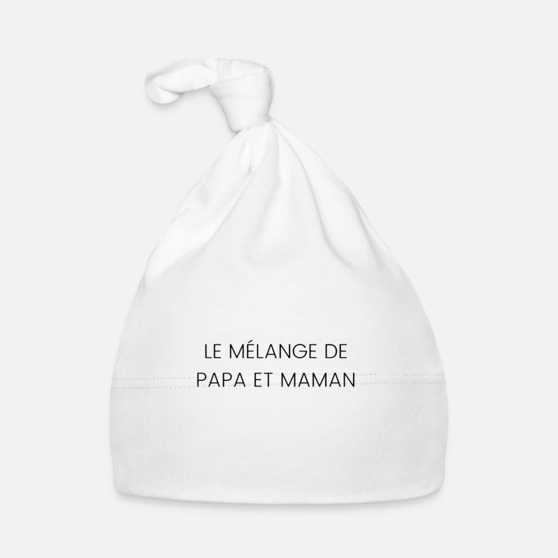 Le Mélange de Papa et Maman Bonnet bio Bébé