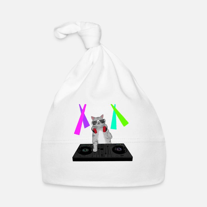 Chat en tant que DJ Bonnet bio Bébé