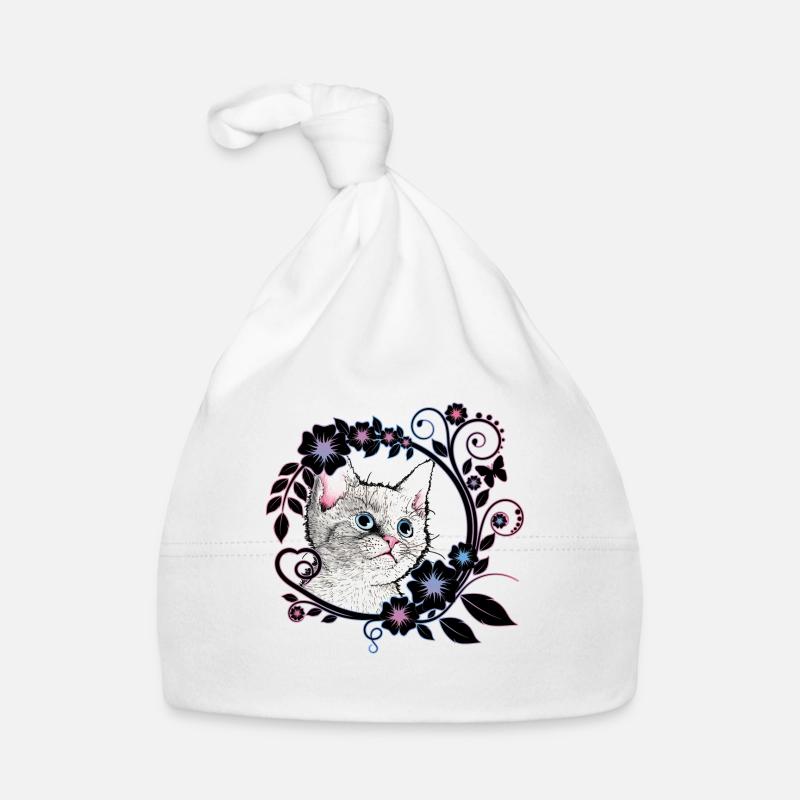 cat Organic Baby Cap