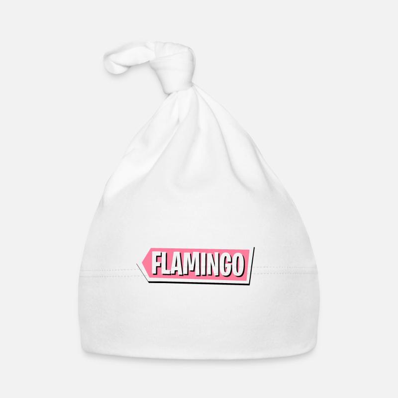 Flamingo Organic Baby Cap