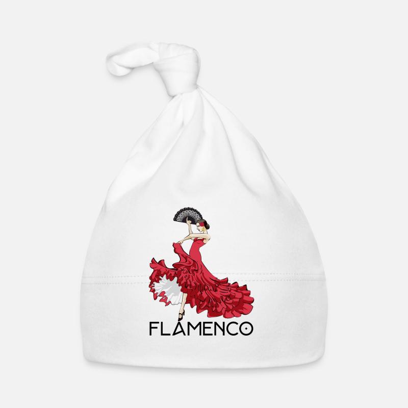 Flamenco Tänzerin Baby Bio-Mütze