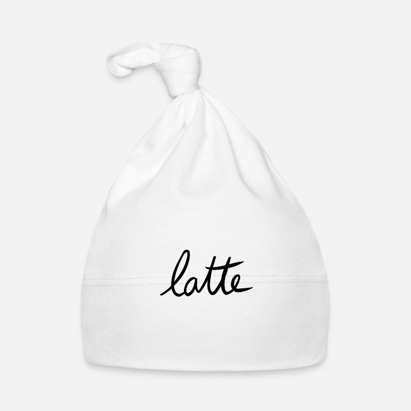 Latte / Cute Coffee Dates Organic Baby Cap