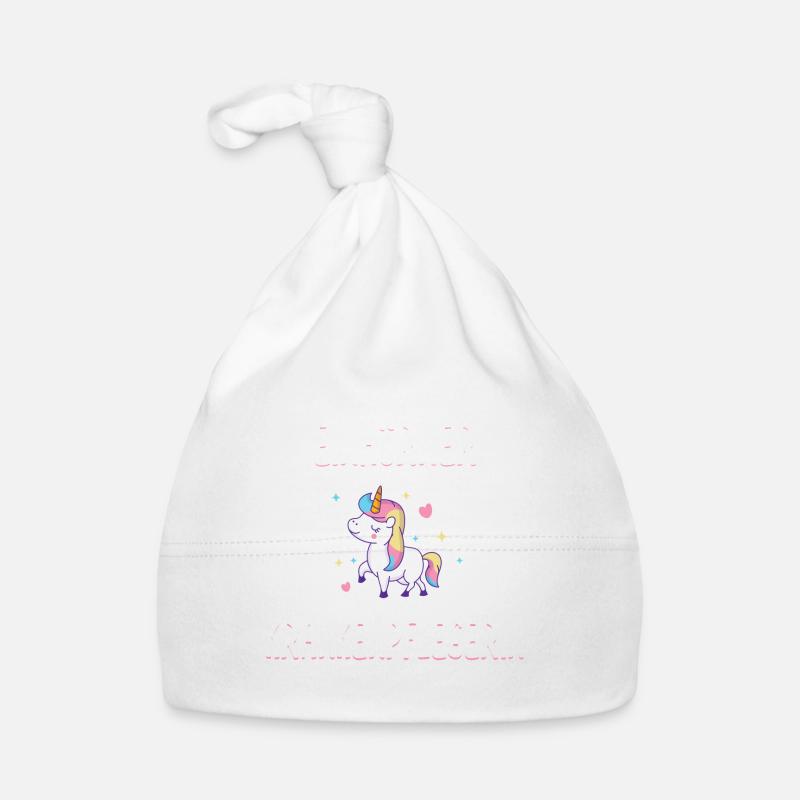 Infirmière infirmière disant - Bonnet bio Bébé - blanc