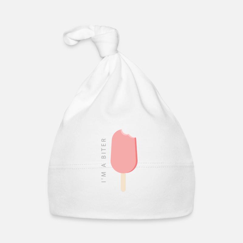 I'm a Biter Popsicles red Bonnet bio Bébé