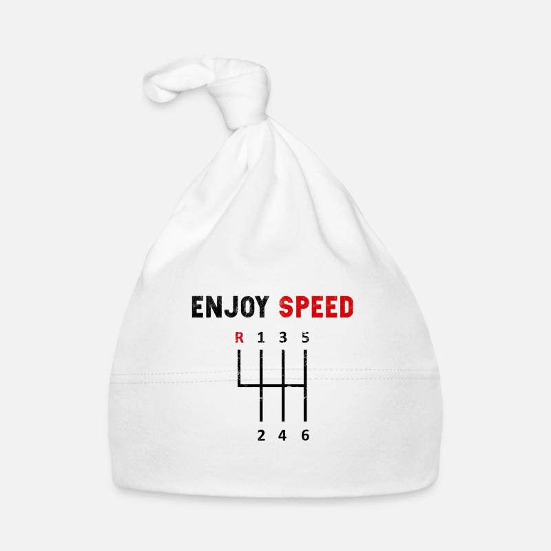 Autofahrer - Baby Bio-Mütze - Weiß