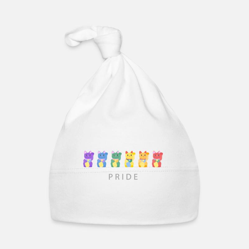 Pride Month Winkekatze Baby Bio-Mütze