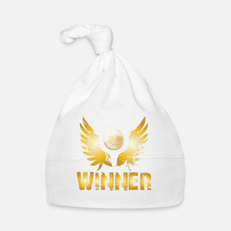 Golf vainqueur golf golf terrain de golf cadeau Trophée Sport Bonnet bio Bébé