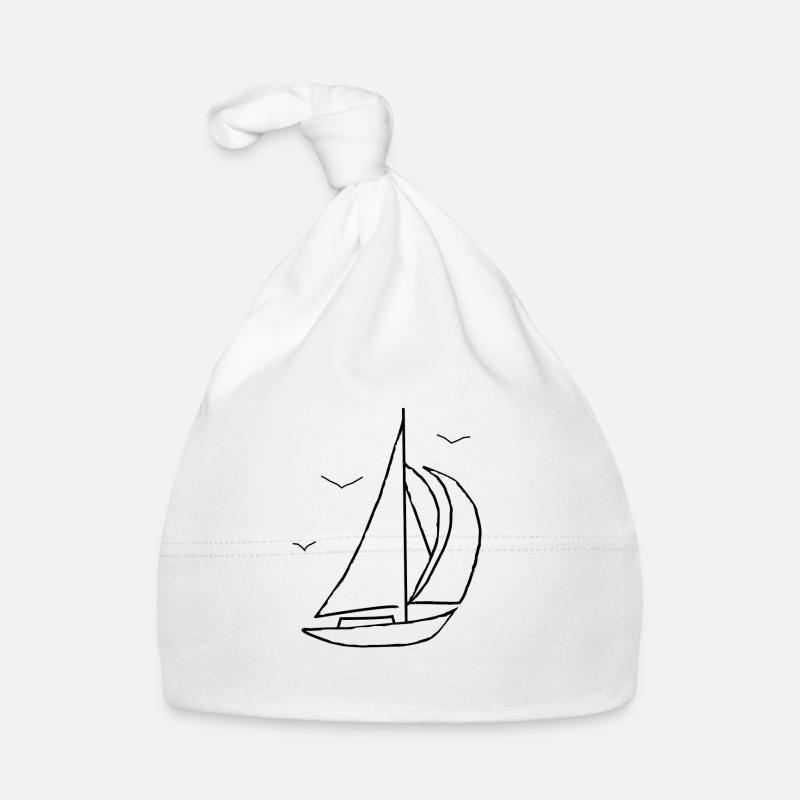 Segelschiff Baby Bio-Mütze