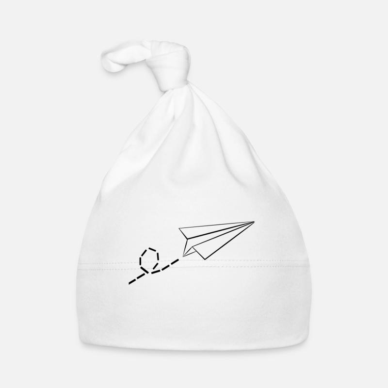 Papierflieger Baby Bio-Mütze