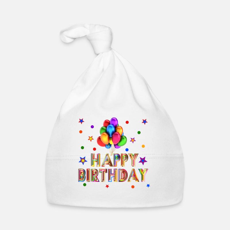 Geburtstag Happy Birthday Surprise Geschenkidee Baby Bio-Mütze