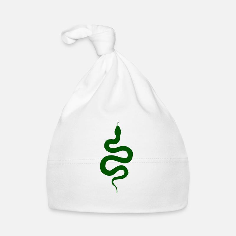 green snake Organic Baby Cap