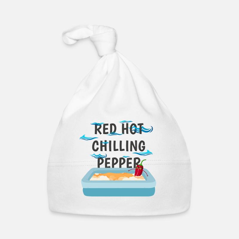 Red Hot Chilling Pepper Bonnet bio Bébé