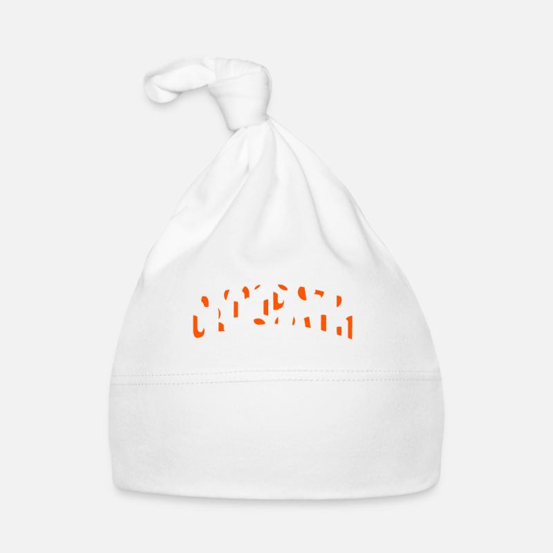Cadeau de tour de vélo de vélo de vélo de montagne - Bonnet bio Bébé - blanc