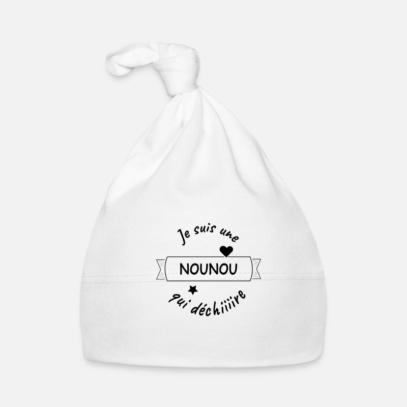 je suis une nounou qui déchire Bonnet bio Bébé