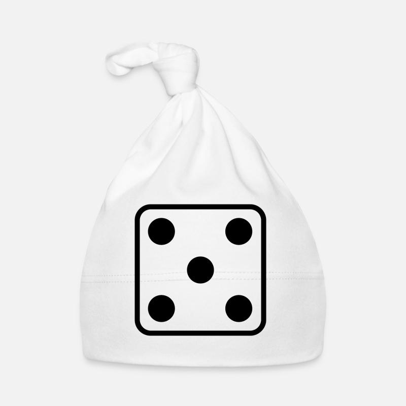 Conception de symbole de cube pour personnaliser Bonnet bio Bébé