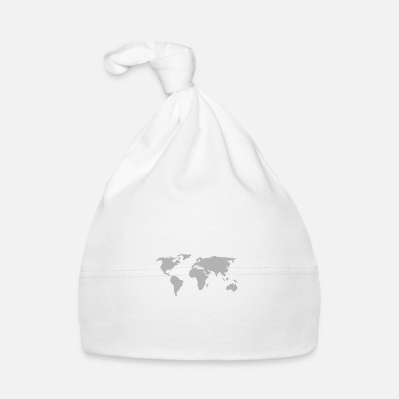 Reisen Reise Urlaub cooler Spruch Baby Bio-Mütze