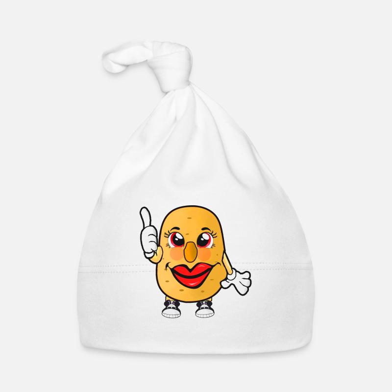 Patate - Bonnet bio Bébé - blanc