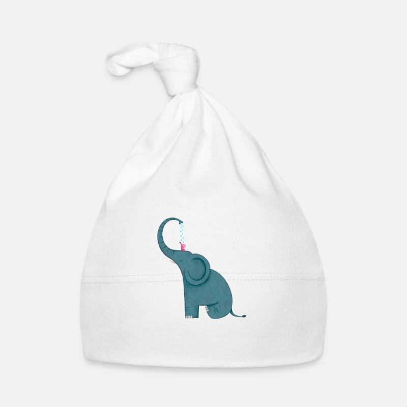 Elefant und Maus Freundschaft Baby Bio-Mütze