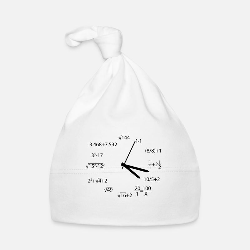Math time fun school gift Organic Baby Cap