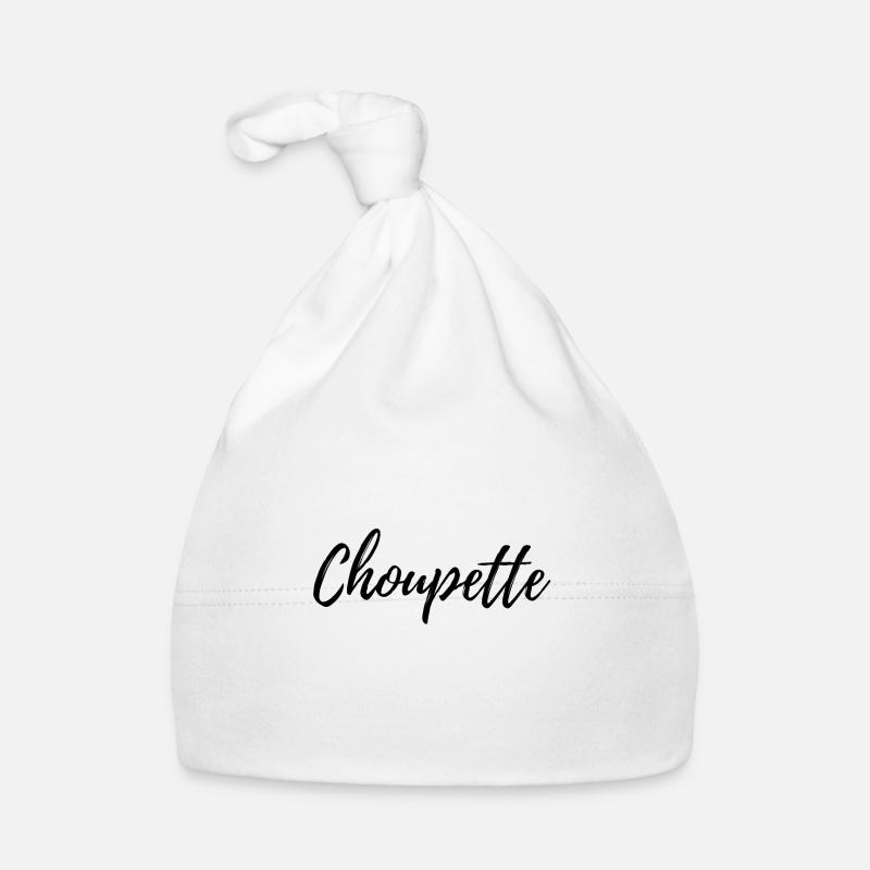 CHOUPETTE - Bonnet bio Bébé - blanc
