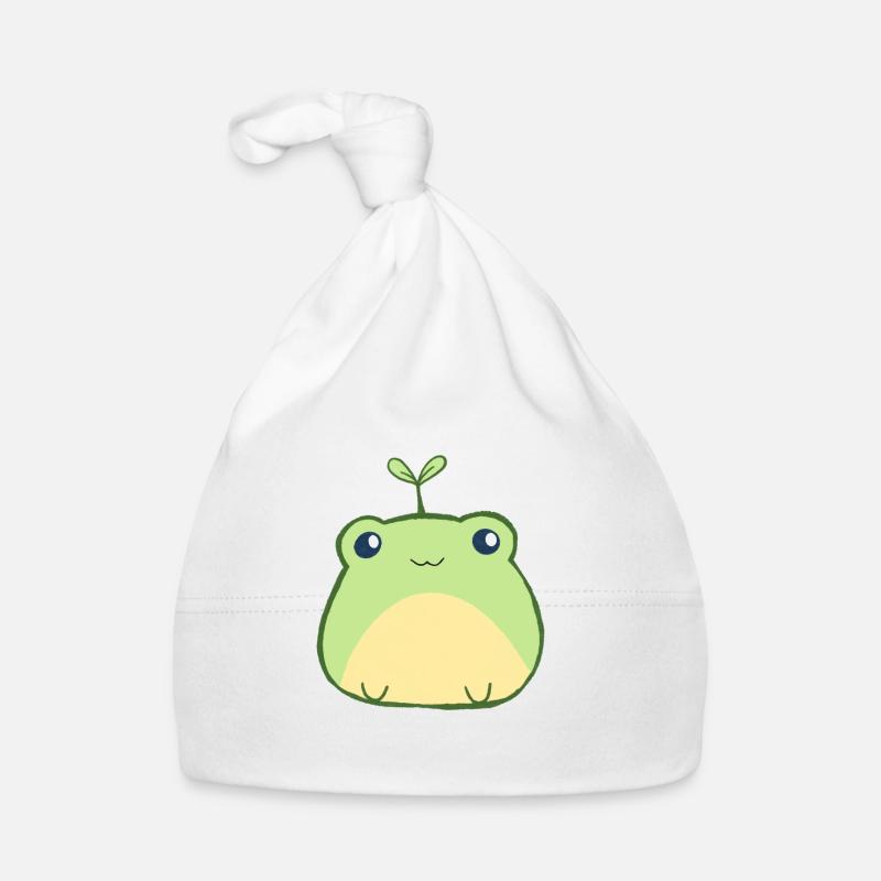 Grenouille mignonne Bonnet bio Bébé