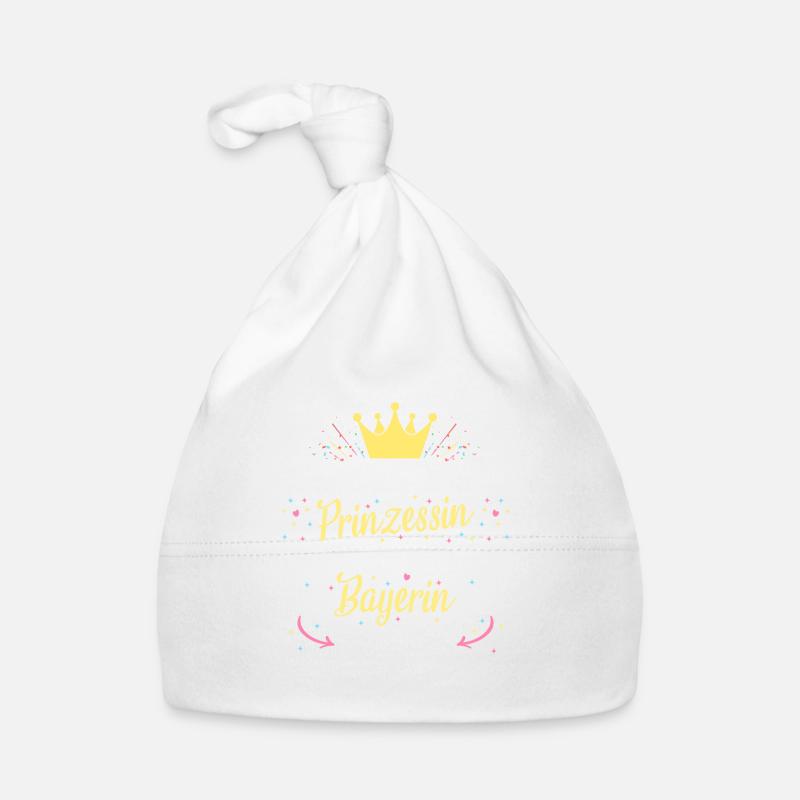 Bayerin Bayern Bayrisch Prinzessin Spruch bayrisch Baby Bio-Mütze