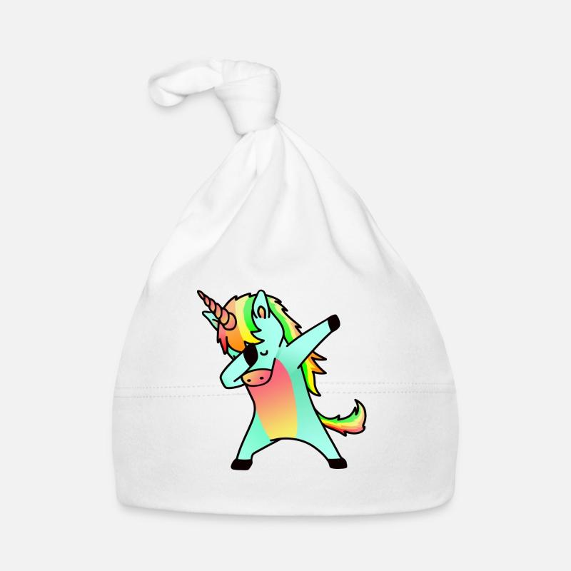 cooles Einhorn Baby Bio-Mütze