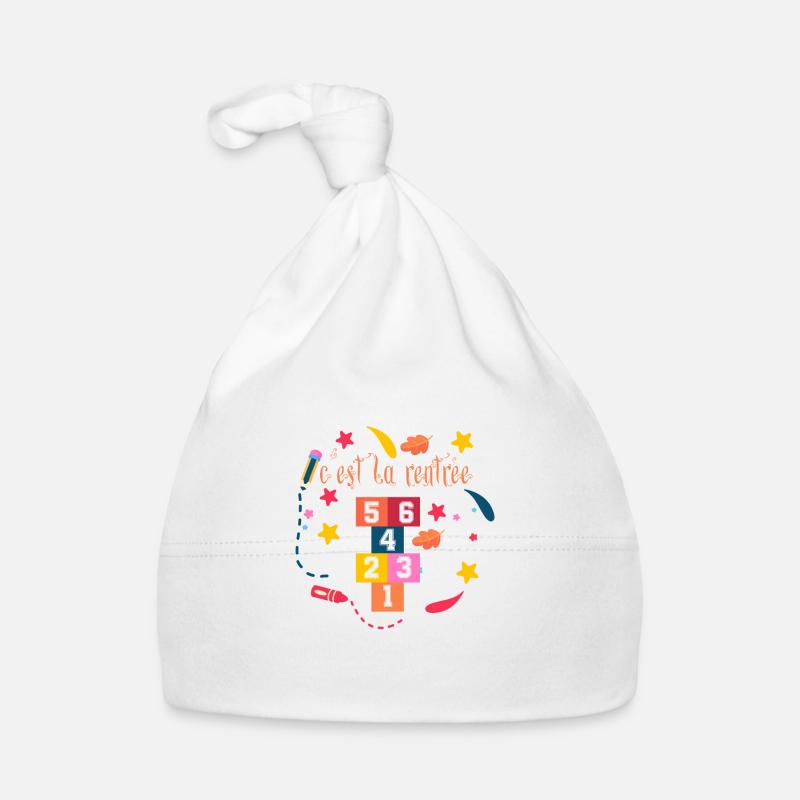 Rentrée Scolaire, C'est la rentrée ! Bonnet bio Bébé