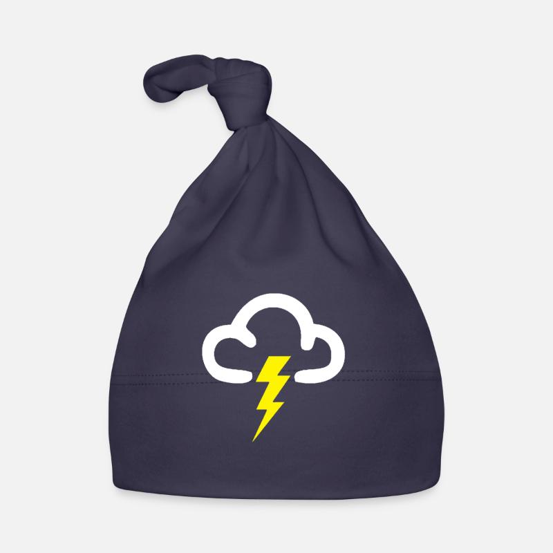 storm cloud Organic Baby Cap